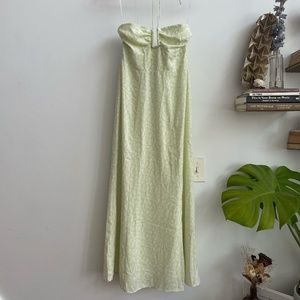 Abercrombie & Fitch Light Green Halter Dress